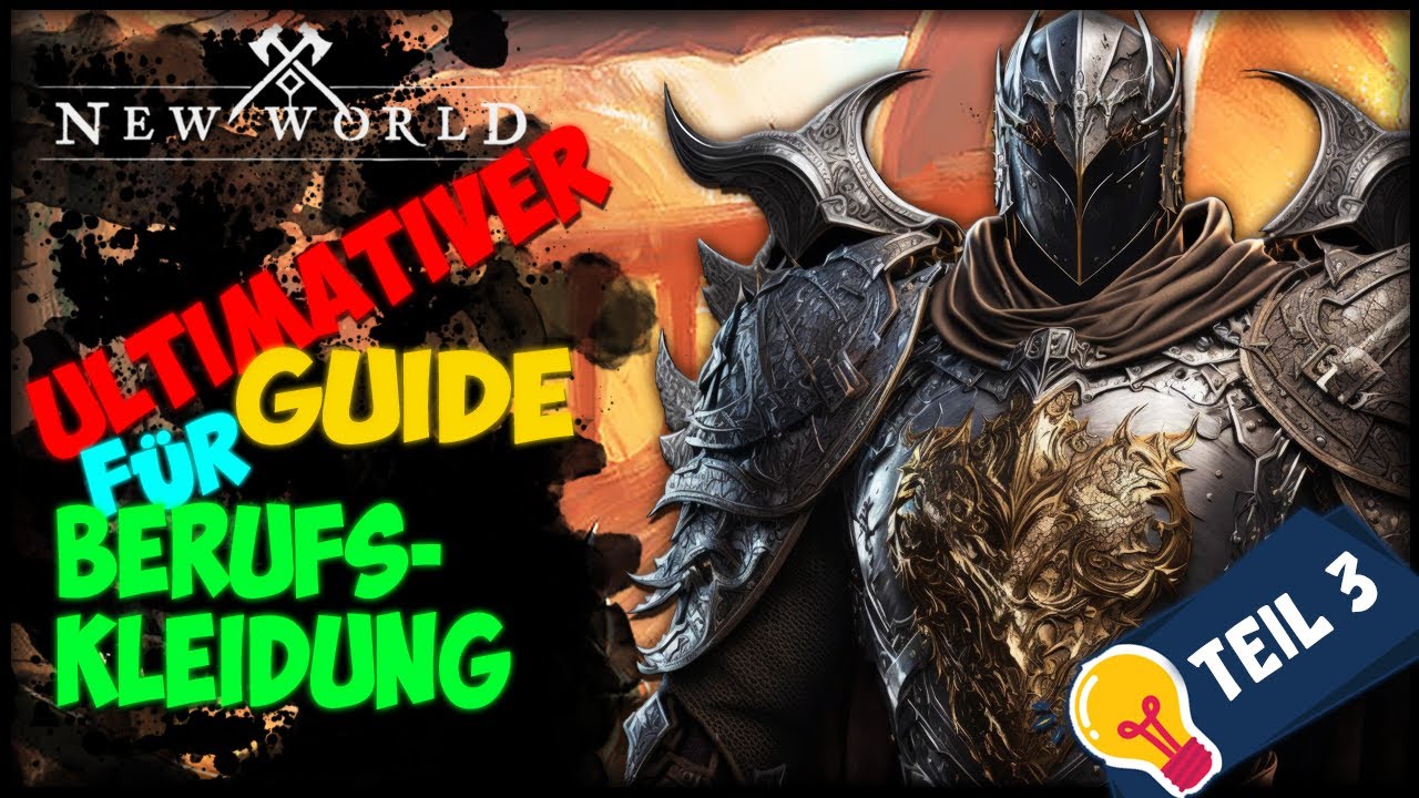 🔨 New World - Ultimativer Guide für Berufskleidung Teil 3 / Herstellen, craften, Auktionshaus 👷