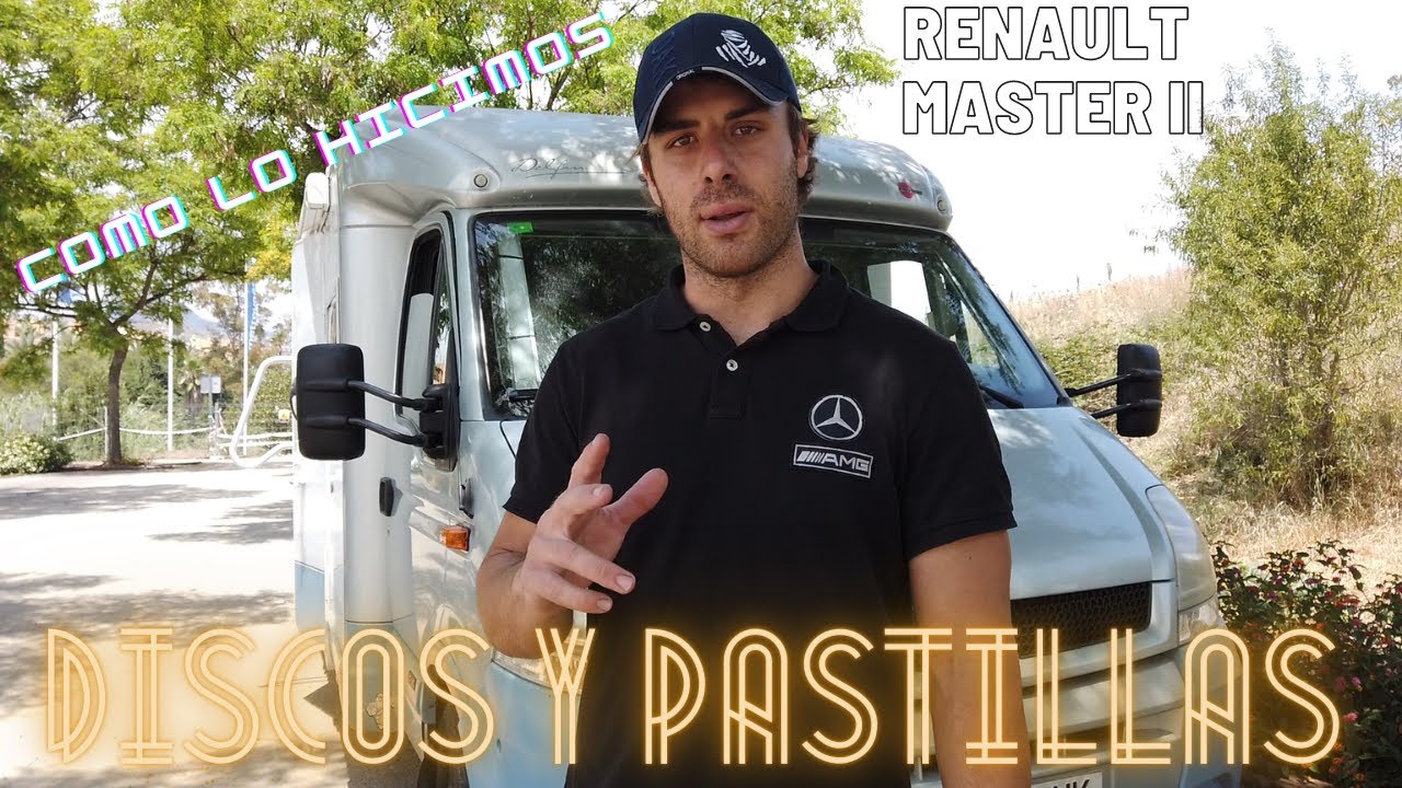 Cómo cambiar discos y pastillas de FRENO en Renault MASTER - AUTOCARAVANA BURSTNER - BREMBO