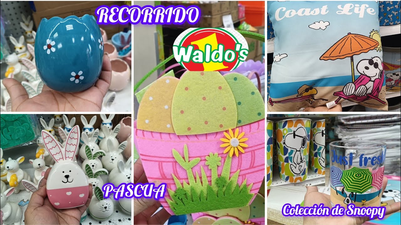 RECORRIDO EN WALDO'S, LO MAS NUEVO DE PASCUA🐰🐰 + COLECCIÓN DE SNOOPY. 