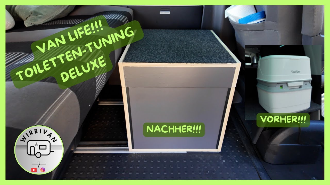 DIY Camping-Toilettenbox: So habe ich unsere Porta Potti verschwinden lassen