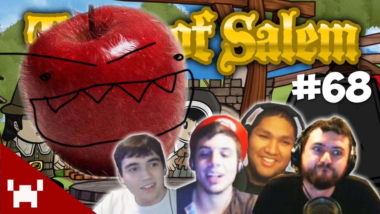 THE HAIRY APPLE! (Town of Salem QUAD FACECAM w/ The Derp Crew Ep. 68)