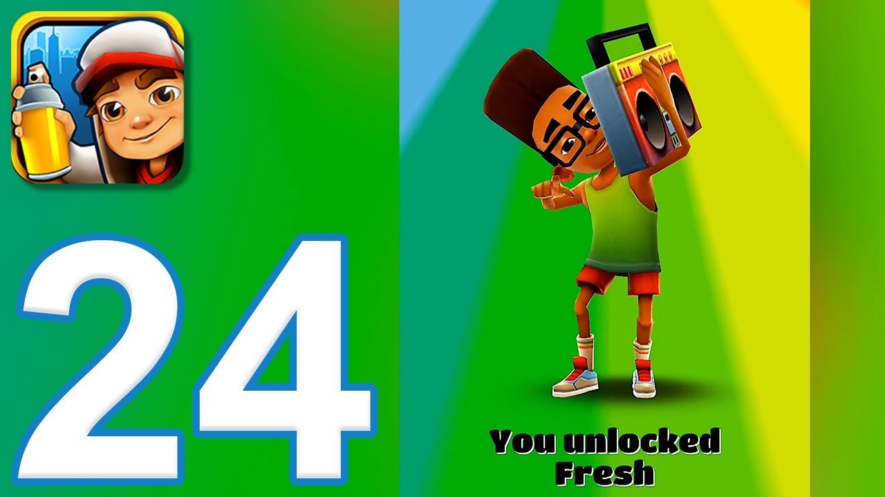 Subway Surfers - Gameplay Walkthrough Part 24 - Fresh (iOS, Android)