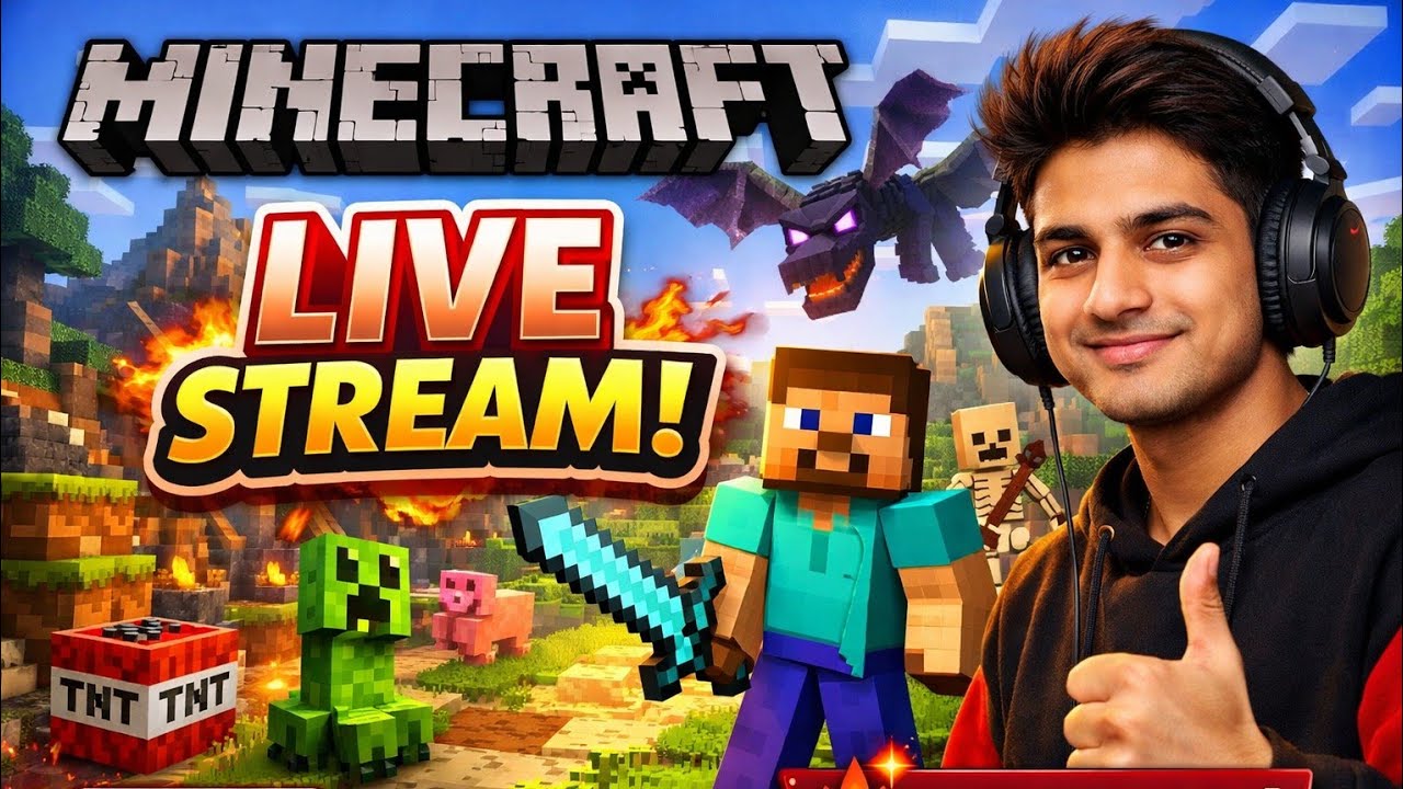 minecraft live stream 😁#live