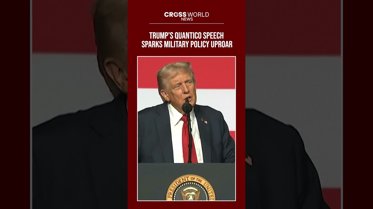 BREAKING NEWS: Trump&rsquo;s Quantico Speech Warns of &lsquo;W*r From Within&rsquo;