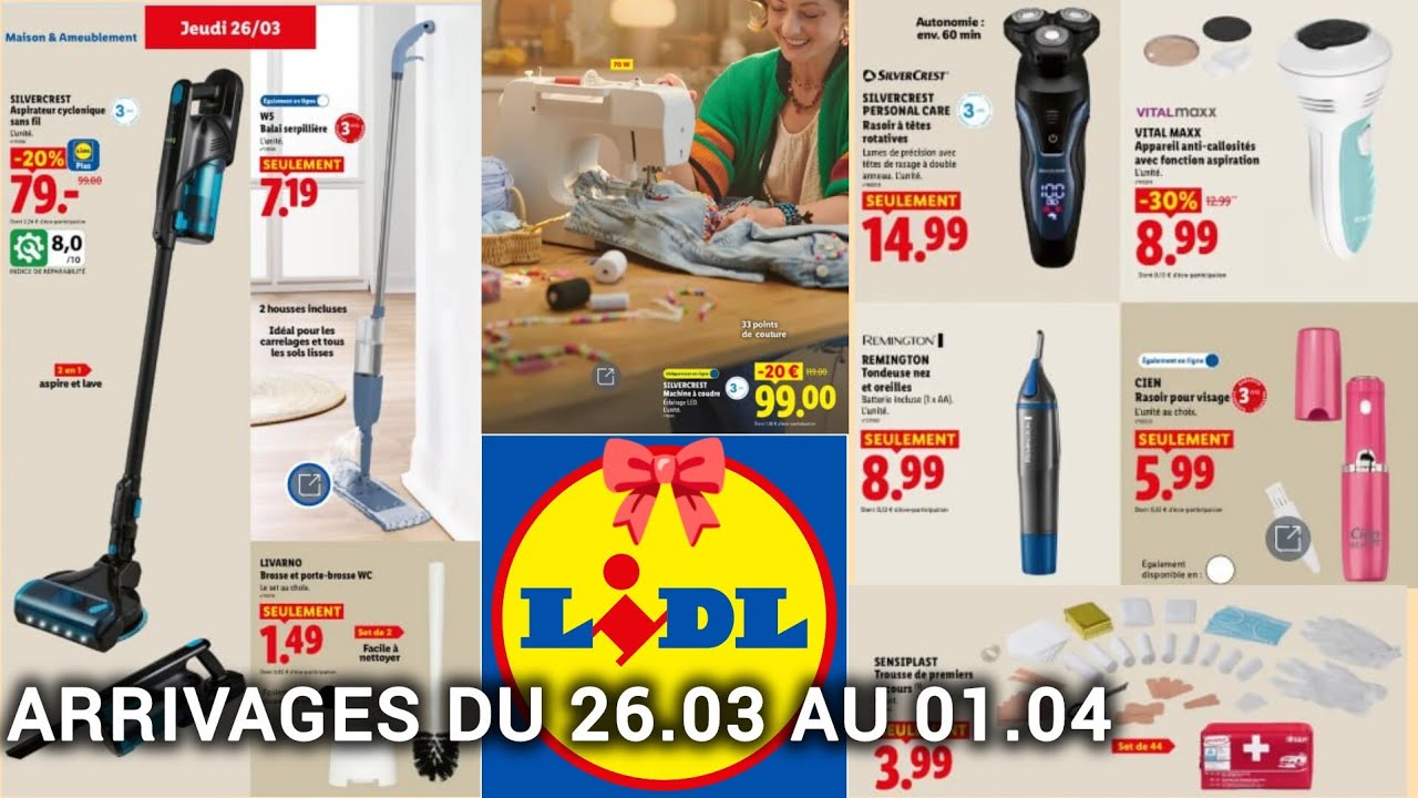 ✨ LIDL Arrivage de la Semaine 26 MARS 2026 ✨ Catalogue Cuisine Bricolage Parkside ✨ Maison 