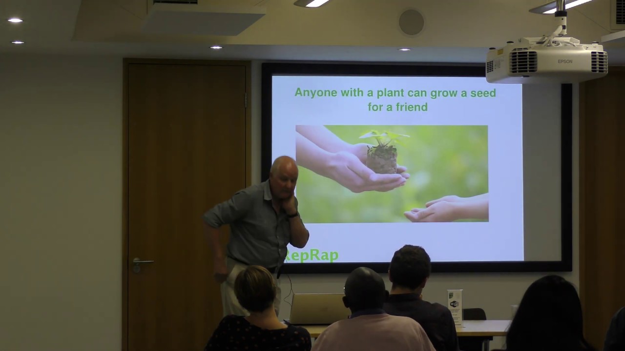 In the future, everyone will work for 15 minutes &ndash; Adrian Bowyer, RepRap