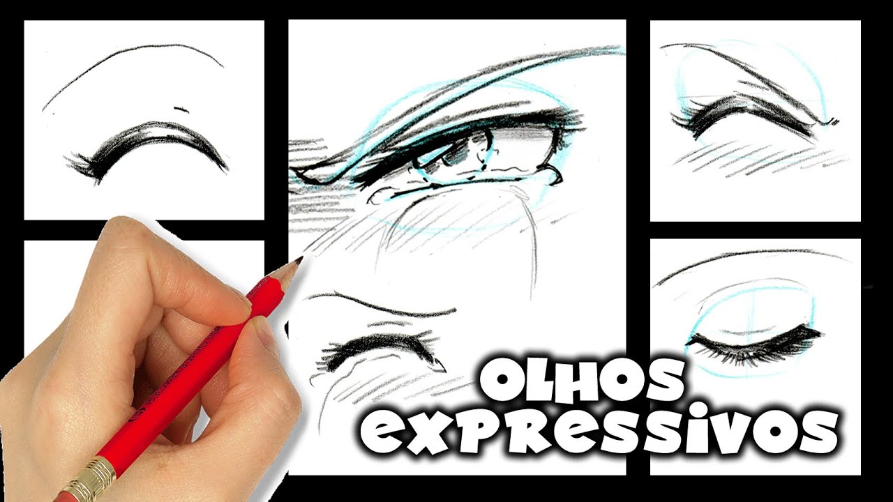 COMO DESENHAR MANGÁ - OLHOS EXPRESSIVOS - PARTE 3