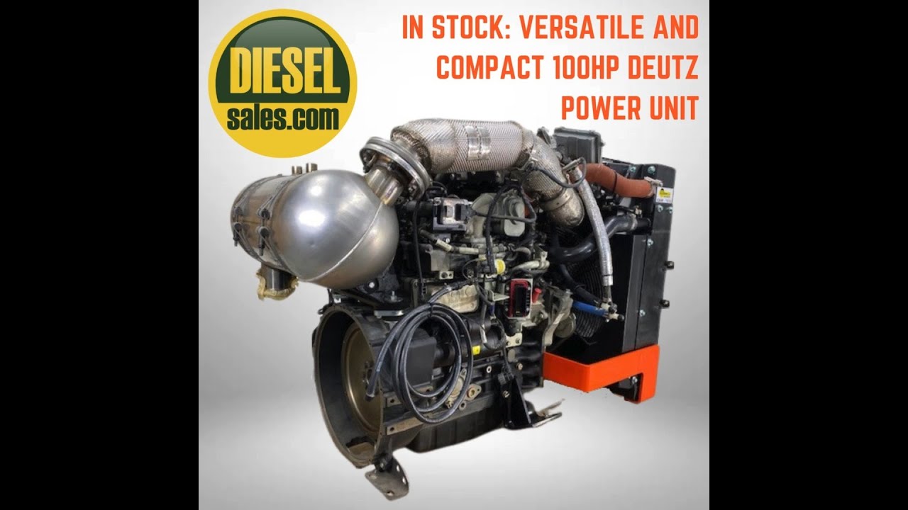 New Deutz TCD3.6L4 Power Unit