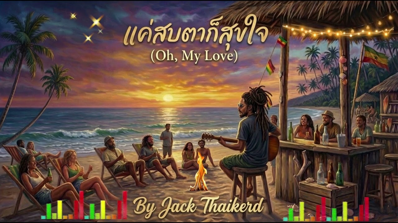 แค่สบตาก็สุขใจ - Music Audio Official By Jack Thaikerd