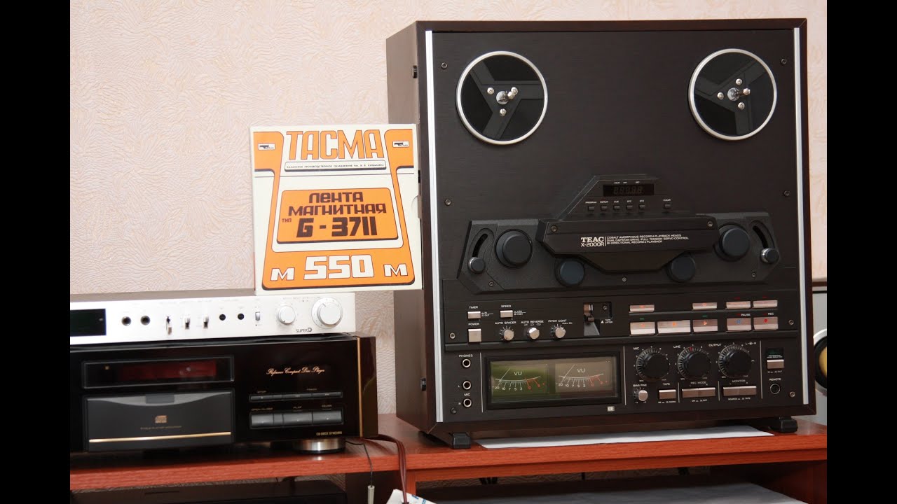 Тест ленты ТАСМА Б-3711 1993г/в. на TEAC Х-2000R