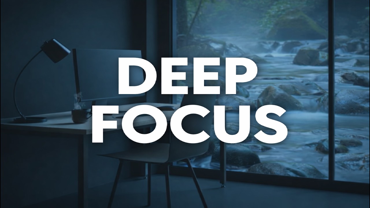 🌙 Deep Focus Music — Calm Study & Work Music  - Ambient Guitar & Piano Instrumental - LOCK IN