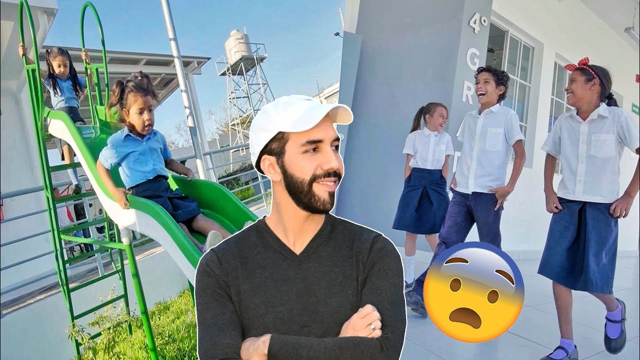 Asi son las Escuelas que ha hecho Bukele