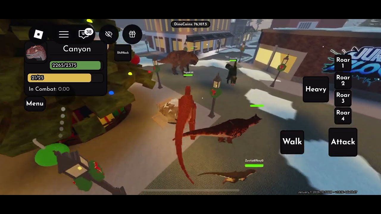 The Battle of the Indominus rex In Jurassic Blocky