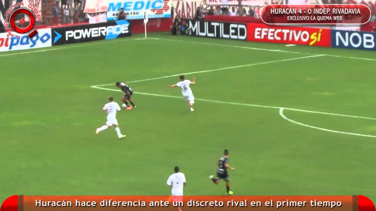 Primer Tiempo: Huracan vs Independiente Rivadavia - HD - Exclusivo - www.laquemaweb.com.ar