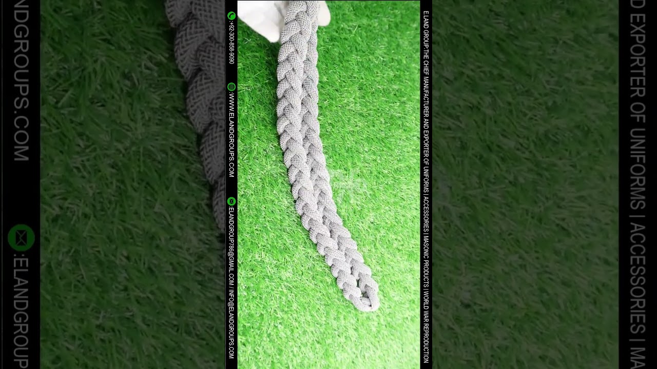 Military Bullion wire Shoulder Cord, For Military Royal Shoulder Cord Army,  Uniform Shoulder Cord