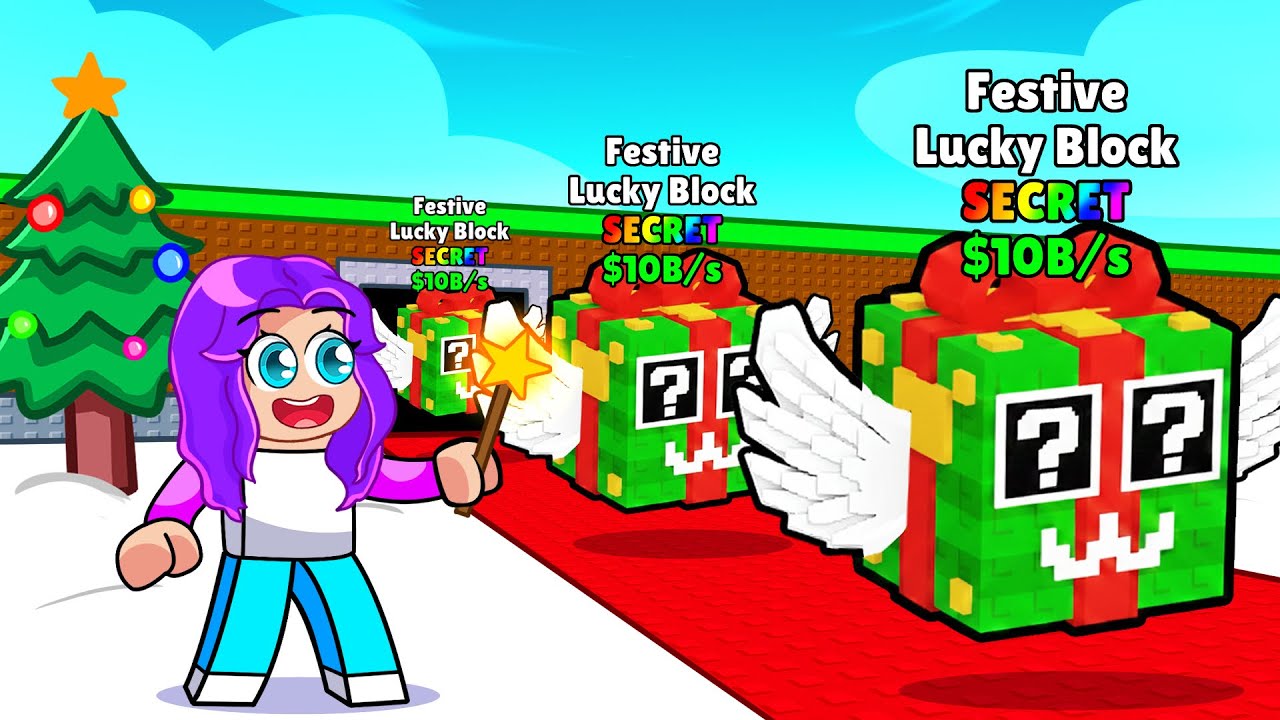 Steal a Brainrot AMA Festive Lucky Block Yaratabiliyorum!