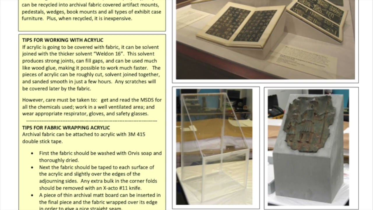 How to Recycle Acrylic for Exhibits