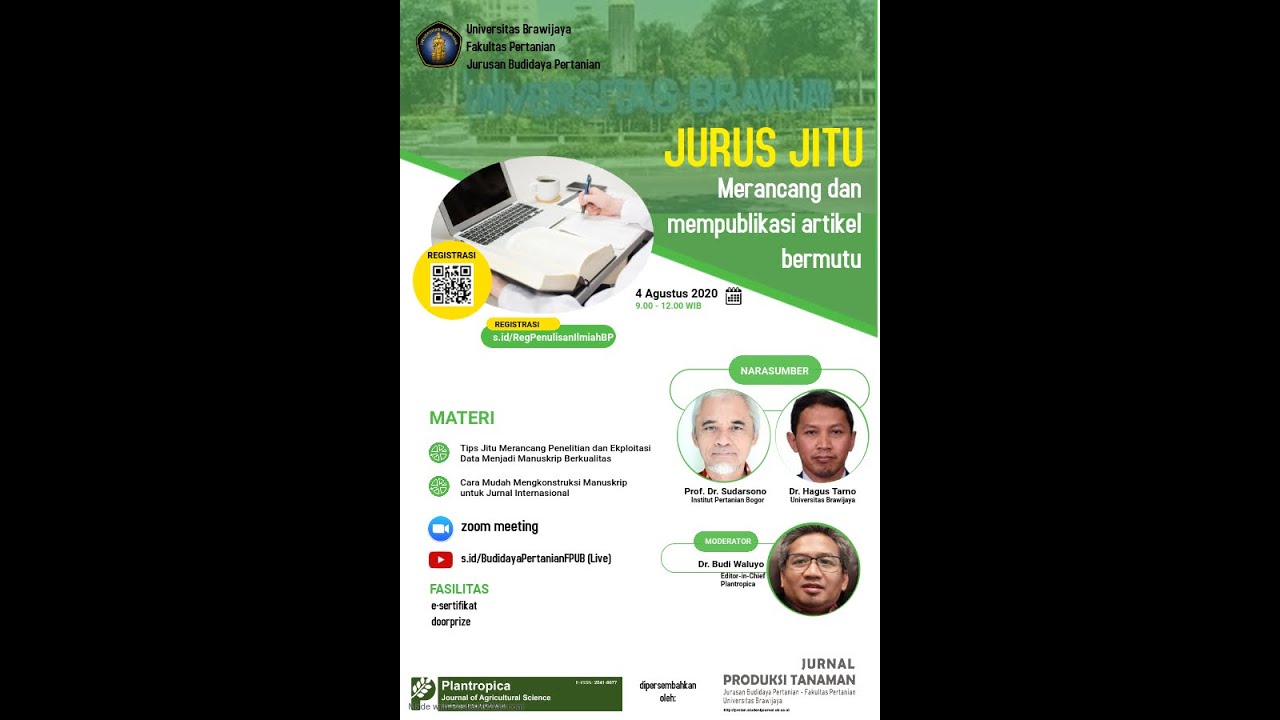 Seminar Daring: Jurus Jitu Merancang dan Mempublikasi Artikel Bermutu