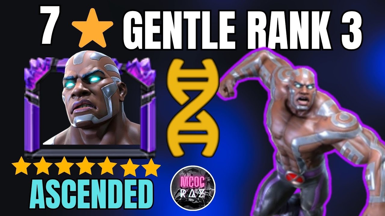 7 ⭐ Rank 3 ASCENDED Gentle is Absolutely Broken! Big SP2 Damage 🔥! 