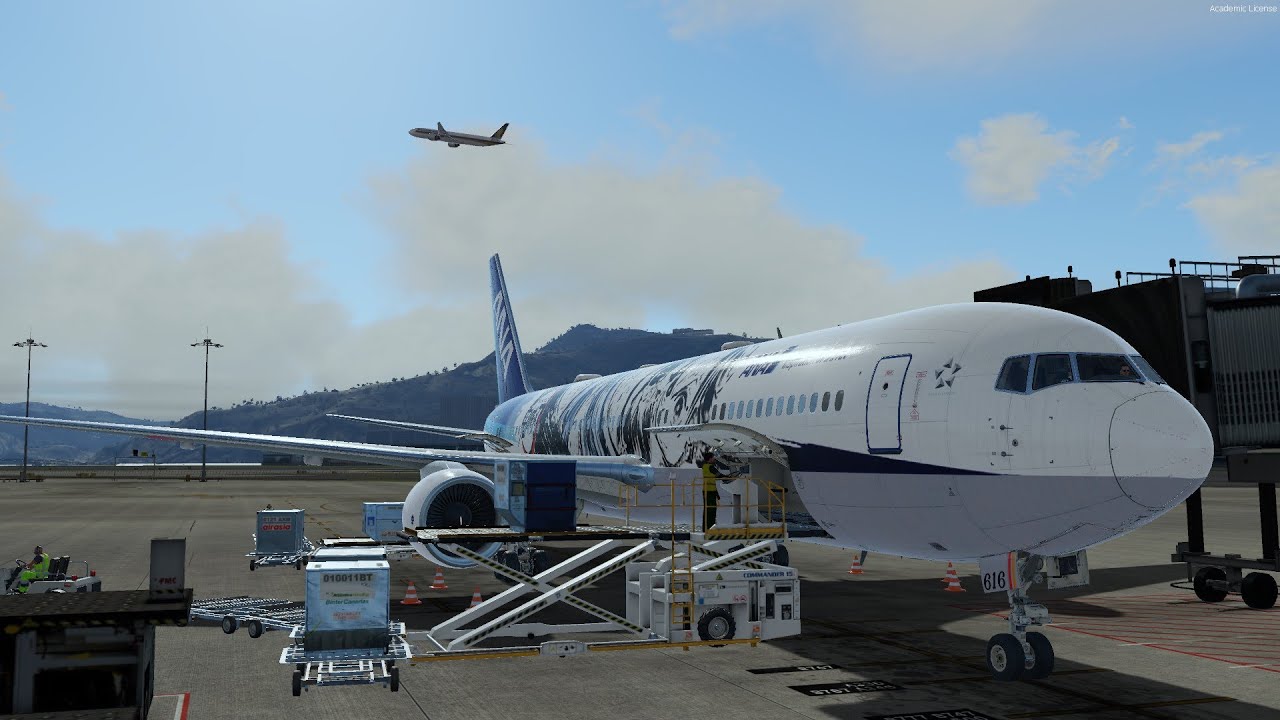 ANA boeing 767 Hongkong - Narita [P3D v5.3 Indonesia]