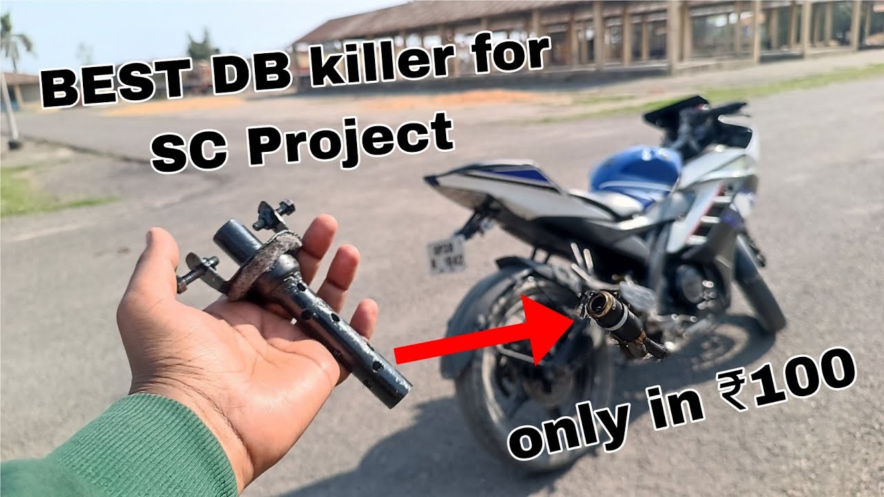 First on Youtube! DB KILLER for SC PROJECT 🔥 | Handmade DB killer at just ₹100 | R15 V2 SC PROJECT