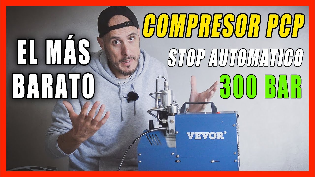 Revisión del Compresor PCP VEVOR 300BAR | ¡El más económico del mercado!