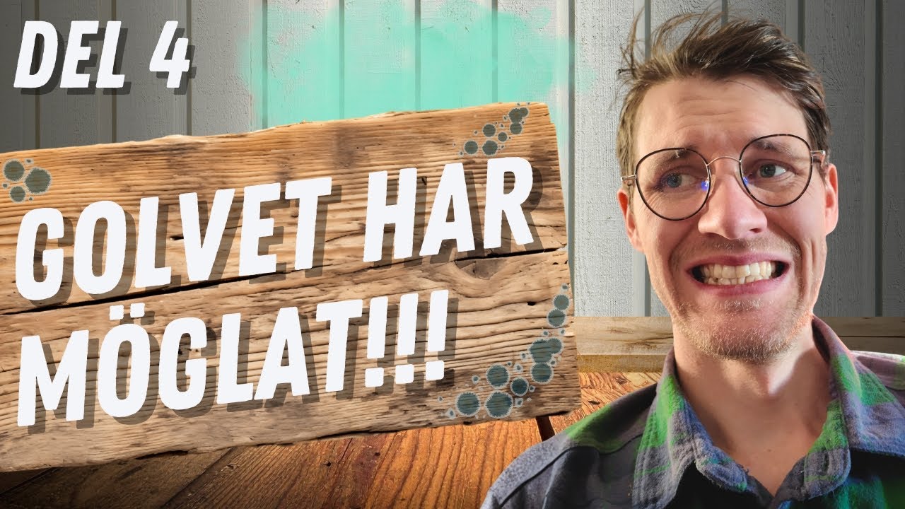 Från träd till golv – jag börjar hyvla virket (och upptäcker mögel!)
