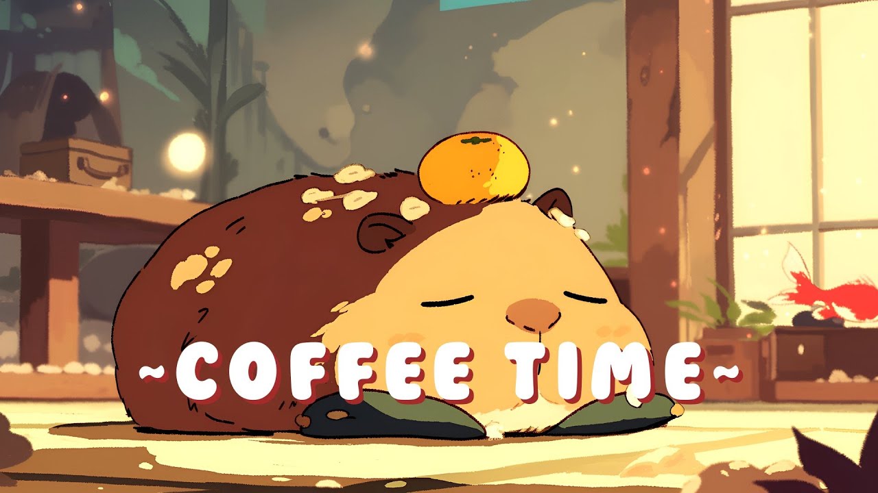 Capybara Beats Radio - Peaceful Beats for Studying & Relaxing ~ Peaceful Flow ~ 🦫 ✨ 🌙