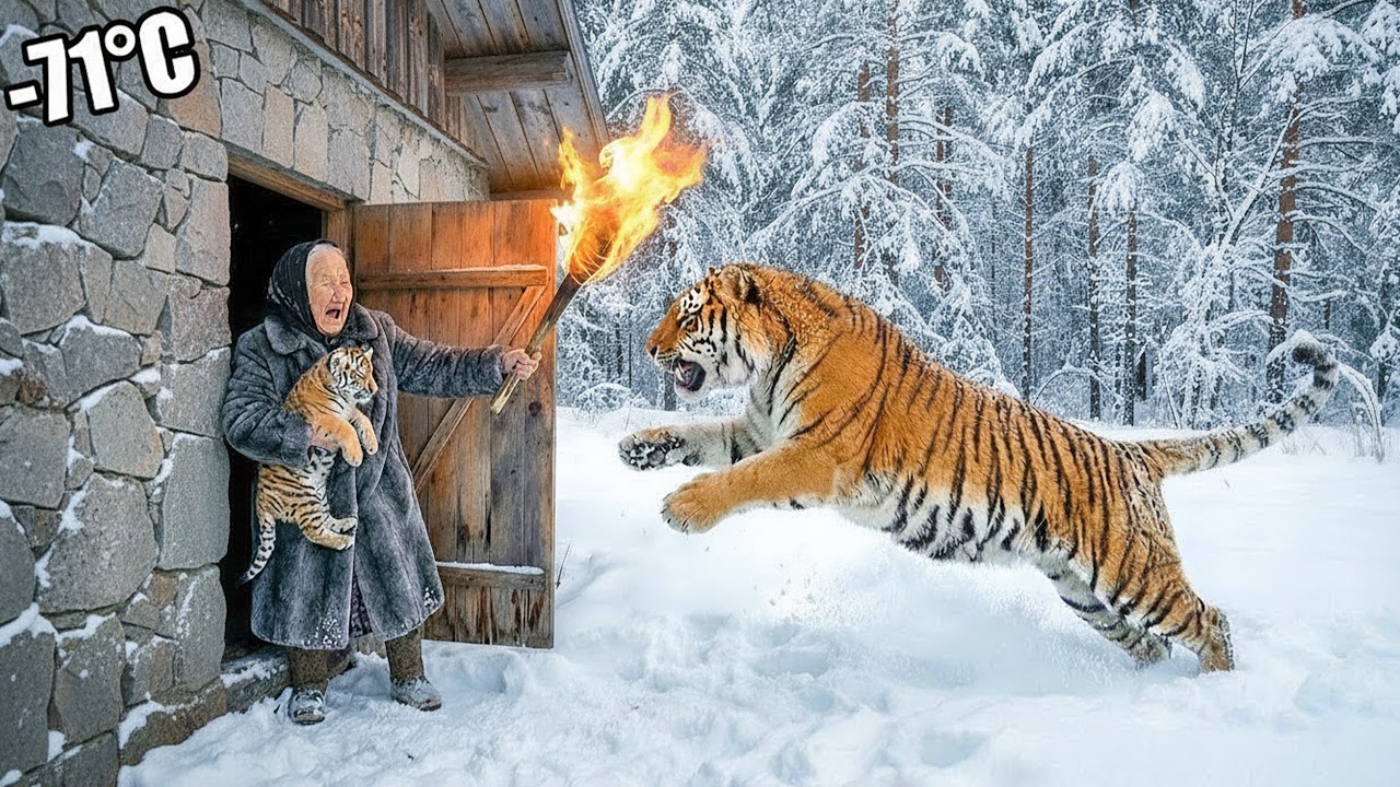 She Saved a Freezing Tiger Cub... Then Something Incredible Happened at Her Door | Yakutia at –71°C