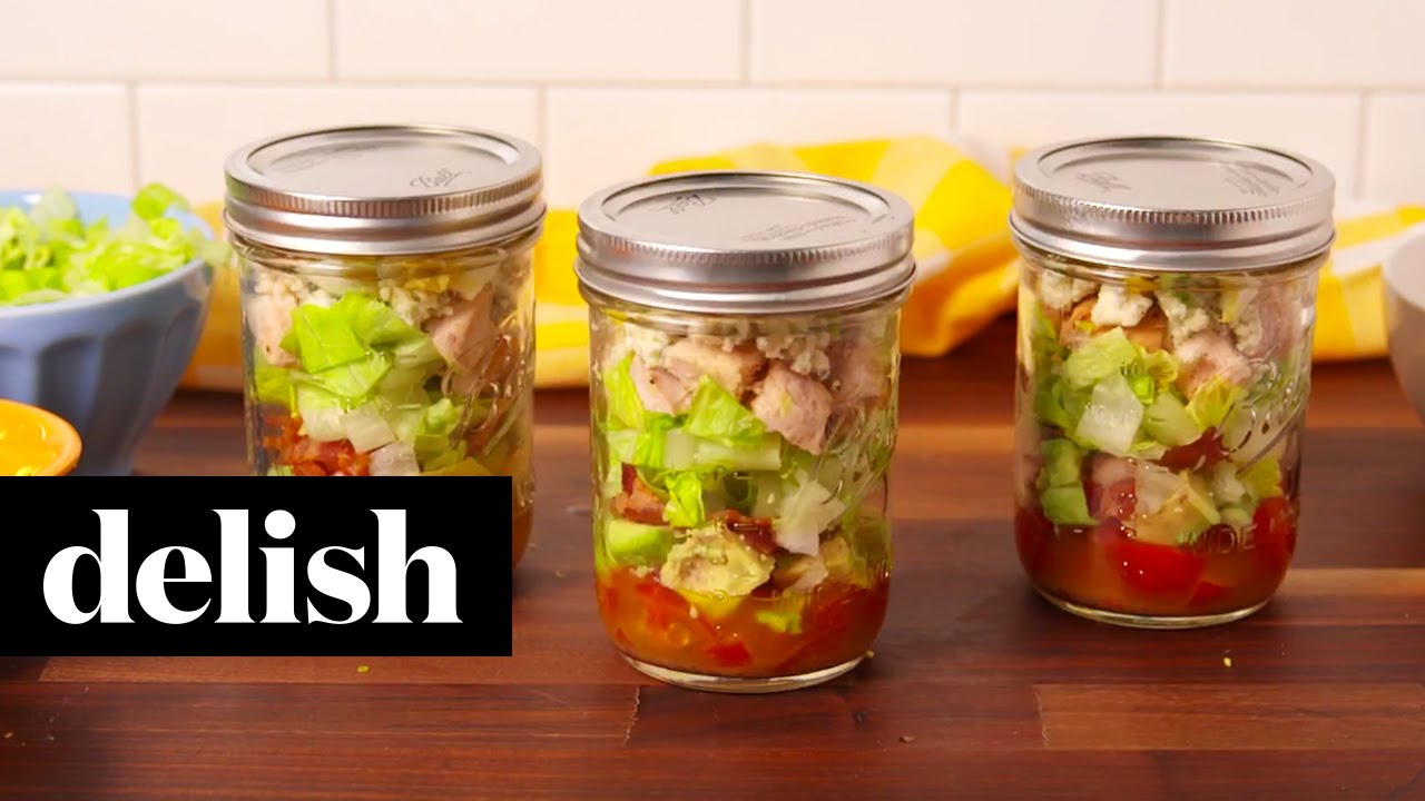 Cobb Salad In A Jar | Delish