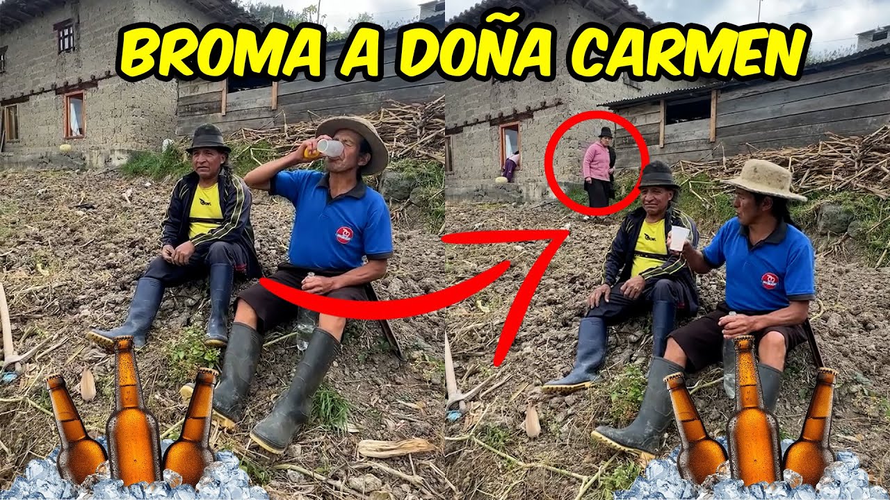 Le hicimos una broma a Doña Carmen(así reacciono)
