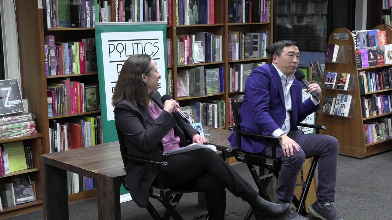 Book Talk: Andrew Yang — HEY YANG, WHERE'S MY THOUSAND BUCKS? - with Nancy Scola
