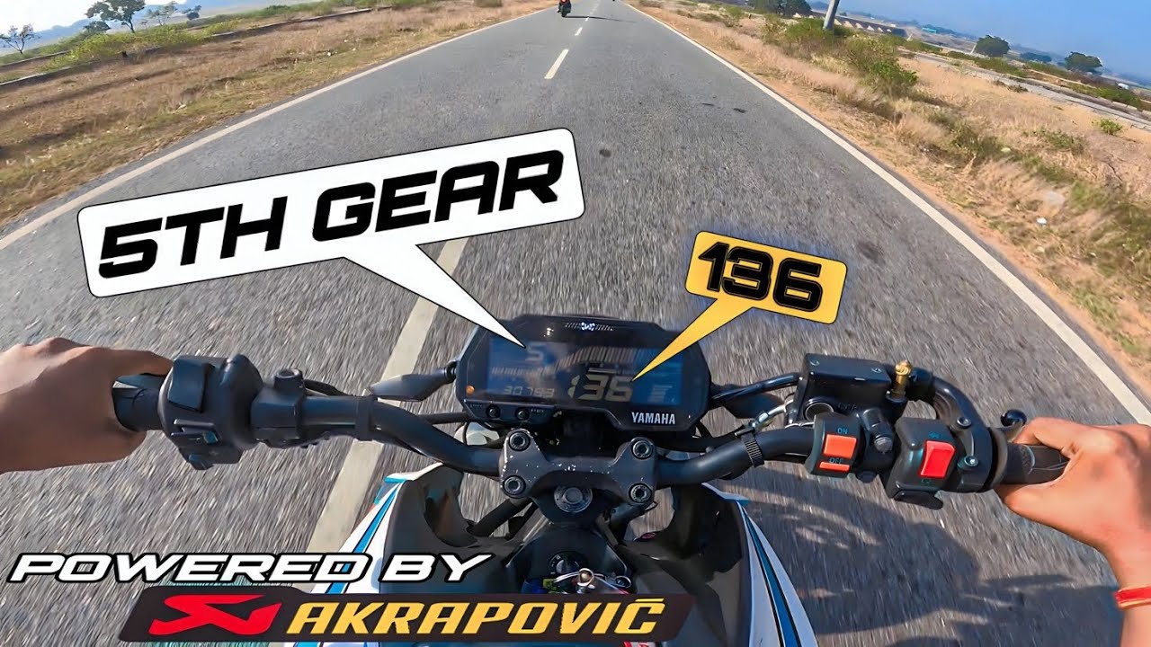 Akrapovic exhaust gend faad performance 🔥 powerful machine mt15| mt15 motovlog ❤️