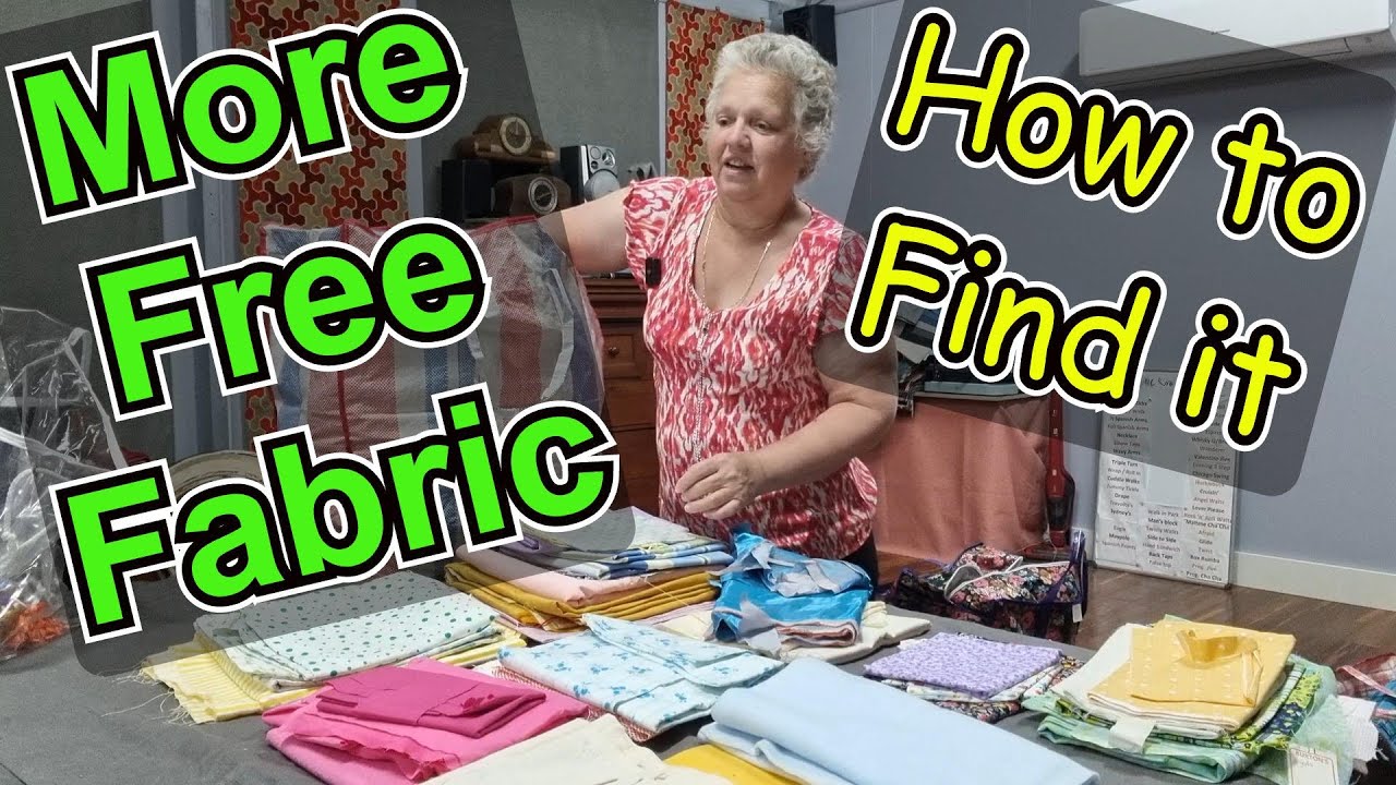 More free fabric. Twice! How to find reclaimed fabric in your area.