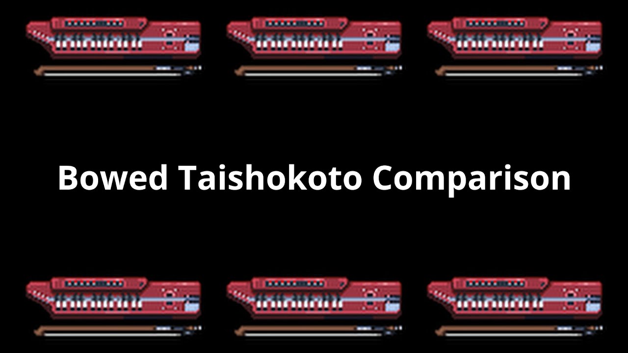 Bowed Taishokoto Comparison