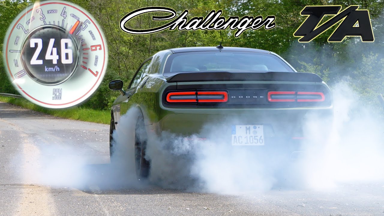 2023 DODGE CHALLENGER R/T 5.7 V8 T/A | LINE LOCK BURNOUT 100-200 & TOP SPEED