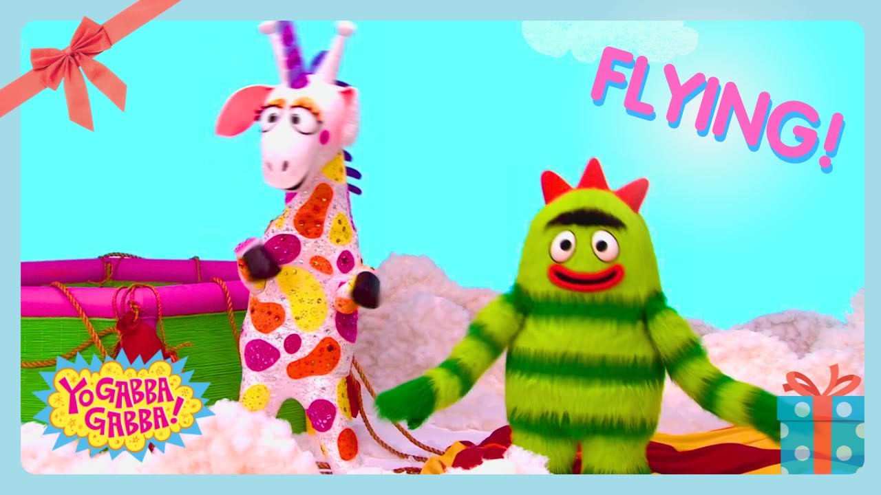 FLYING! 🪽 | ❄️ HAPPY HOLIDAYS ❄️ | Yo Gabba Gabba | Shows For Kids | WildBrain Zigzag