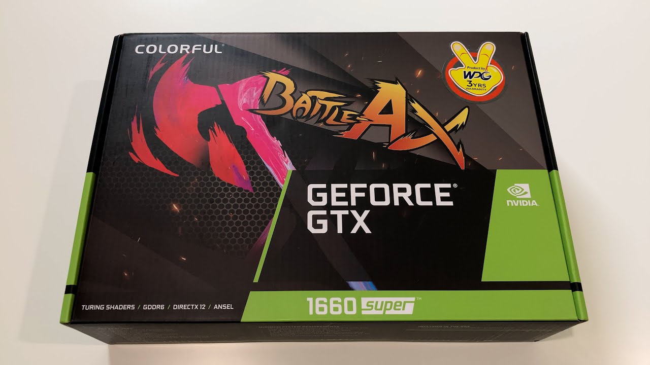 Everything you need | Colorful GTX 1660 Super Battle-Ax NB 6G-V Unboxing