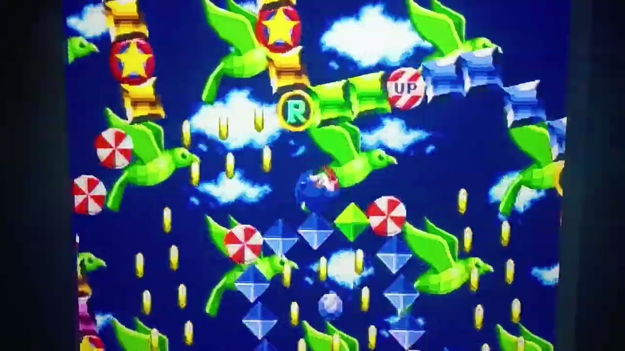 Classic 1991 Sega Genesis Sonic The Hedgehog bonus stage Chaos Emerald 1 Sunday January 25th 2026