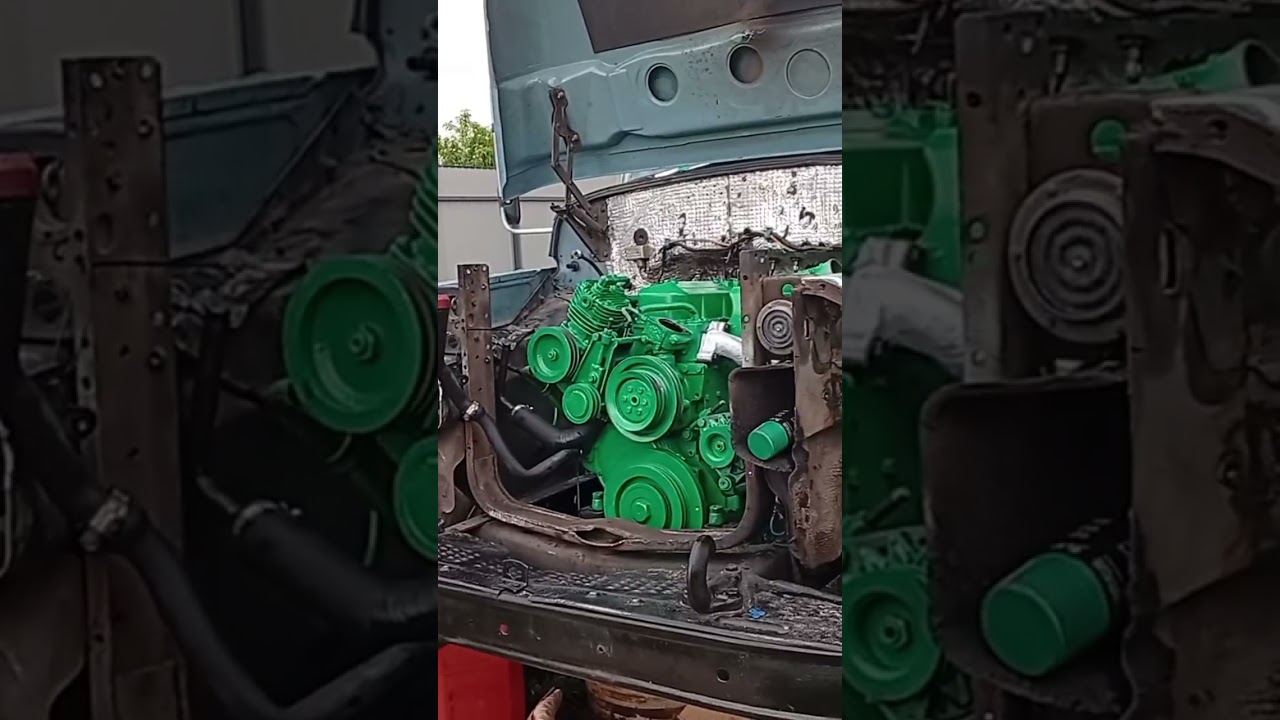 Перший запуск Мерсовського двигуна ОМ366 на ЗіЛ ММЗ-554✓💨