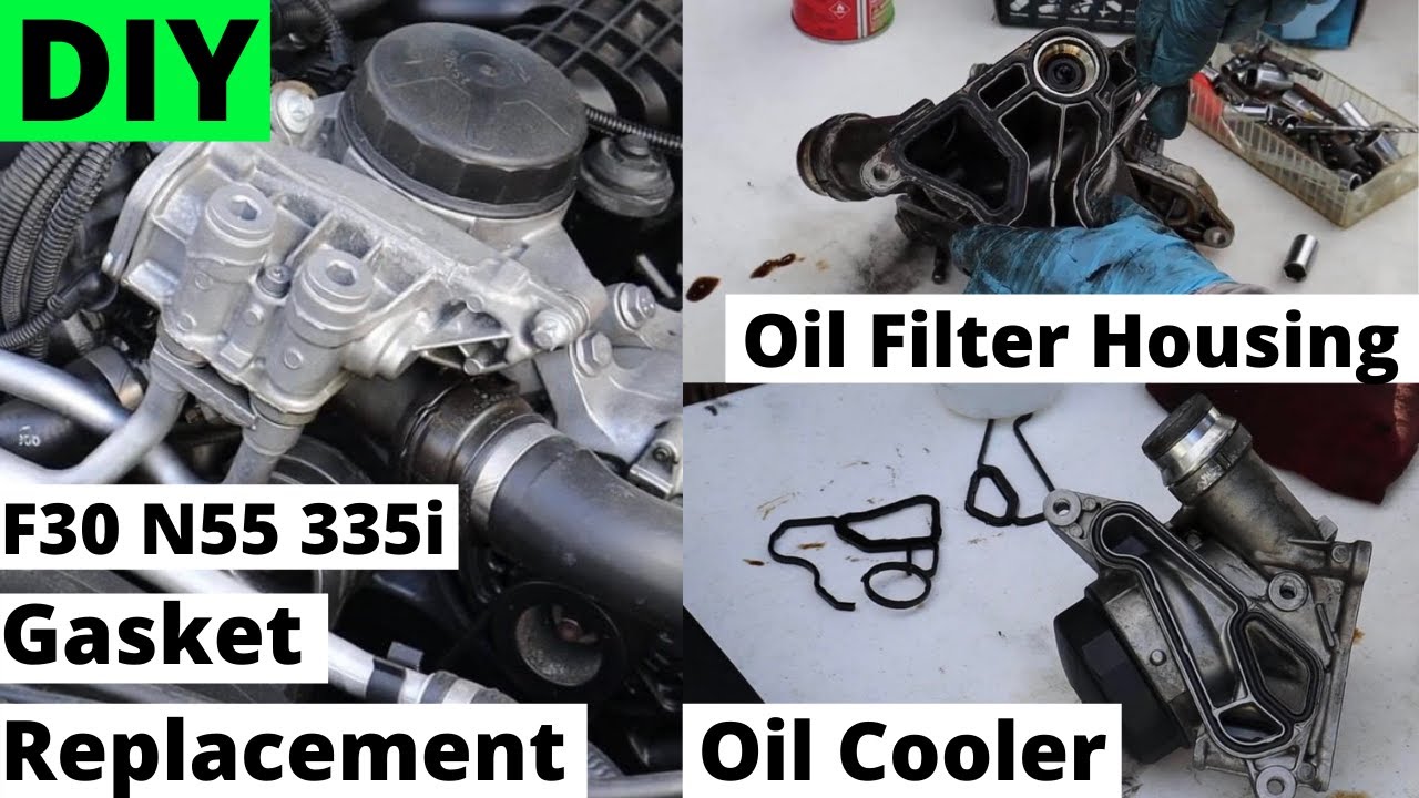Oil Filter Housing + Oil Cooler Gasket Replacement BMW F30 335i N55