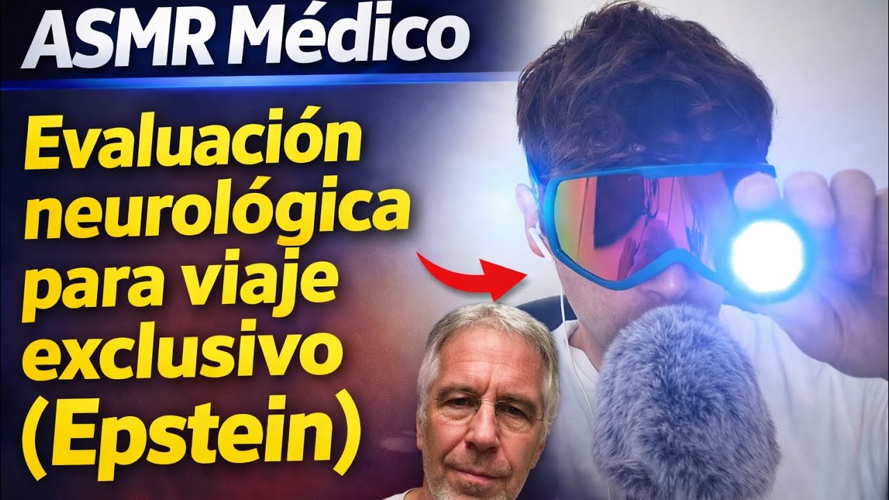 ASMR Médico | Evaluación neurológica para viaje exclusivo (Epstein)