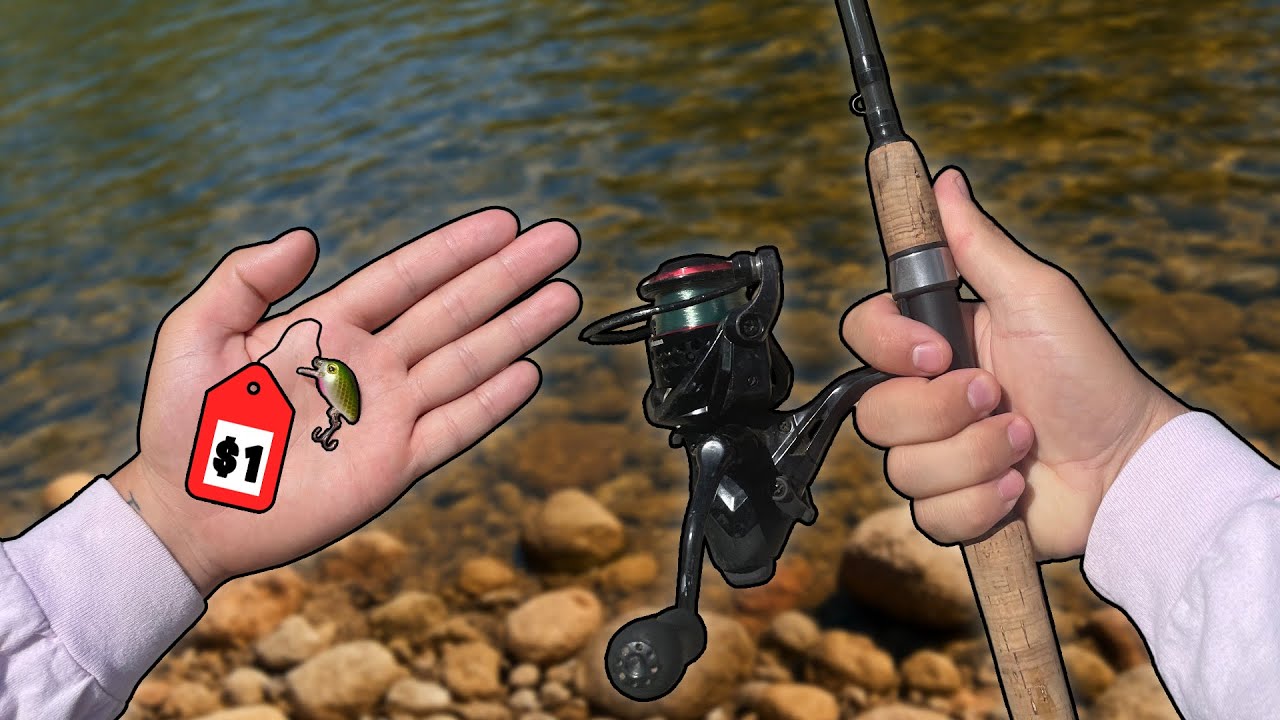 Fishing With MICRO Lures In A Tiny River (Insane)