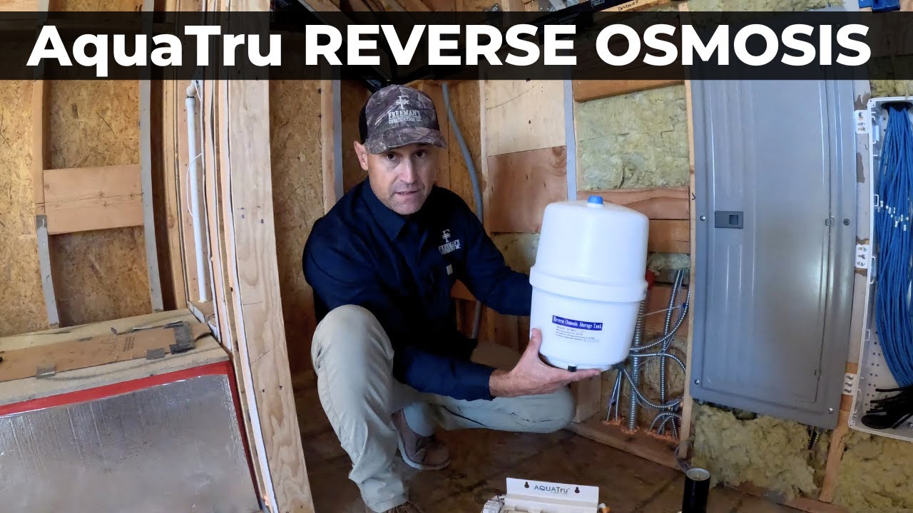 Система обратного осмоса AquaTru под раковину для более здорового дома