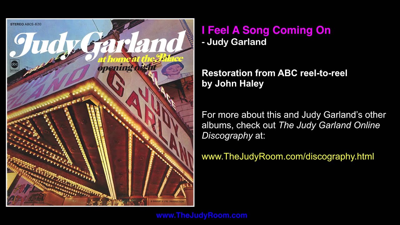 Judy Garland at the Palace 1967 remastered -  I Feel A Song Coming On