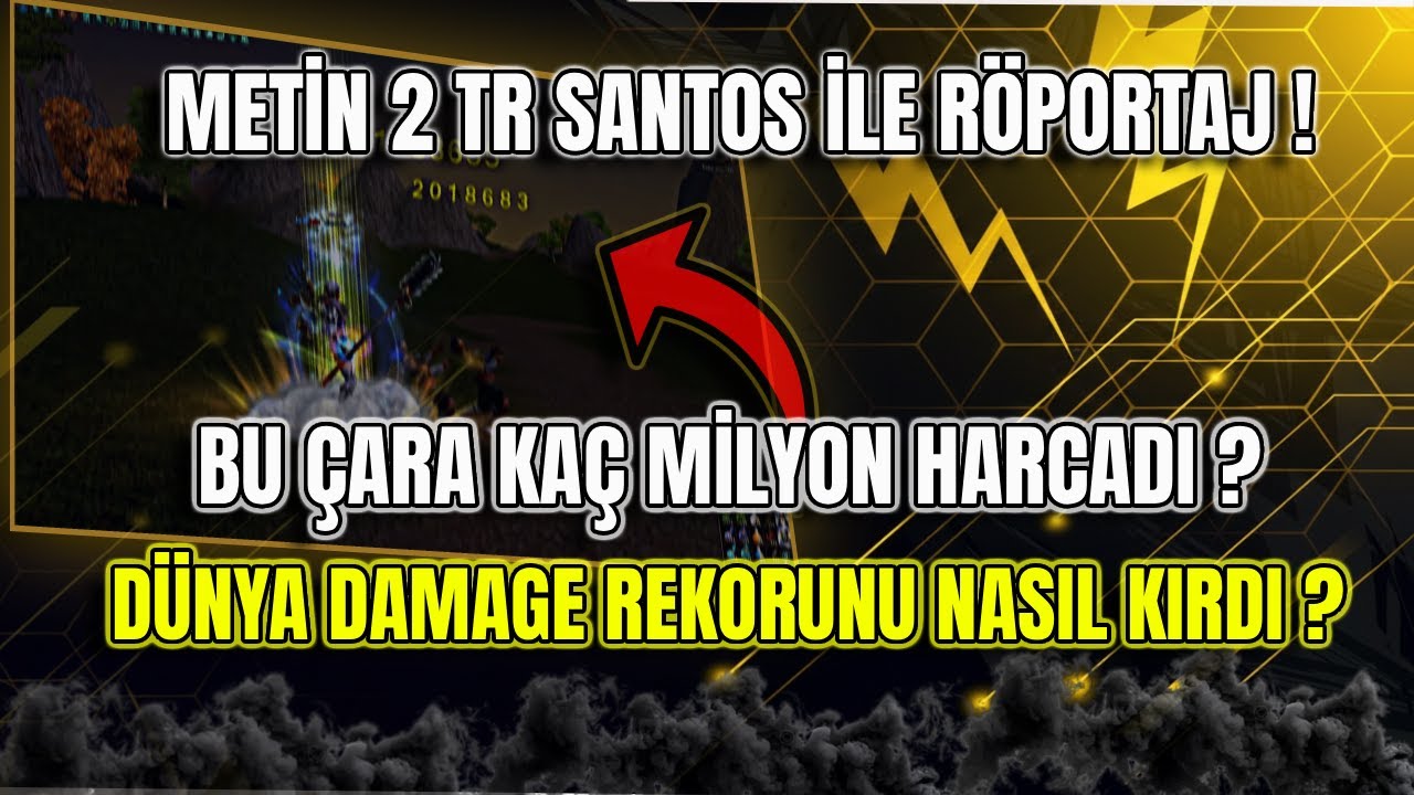 Metin2 TR’de Dünya Damage Rekorunu Kıran Santos İle Röportaj | Hesabın Değeri ŞOK ETTİ