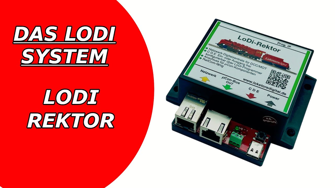 Modelleisenbahn Digitale Steuerung LoDi Rektor Modellbahn mit dem Pc Steuern