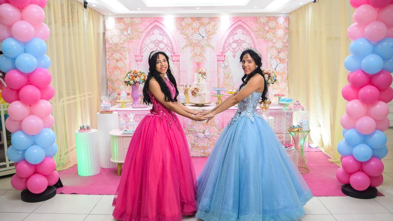 Fotos dos 15 anos das Gêmeas Elena e Eloíse 