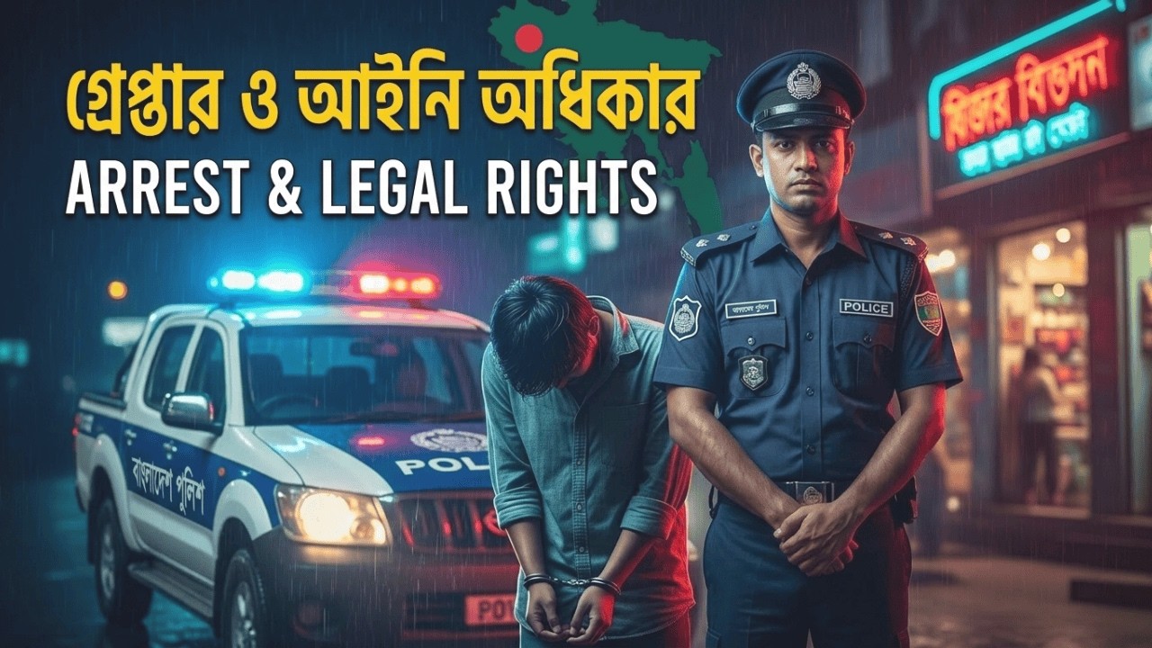 রাতে পুলিশ কি চাইলেই আপনাকে গ্রেপ্তার করতে পারে? জানুন আপনার আইনি অধিকার ও ৫৪ ধারার অপব্যবহার