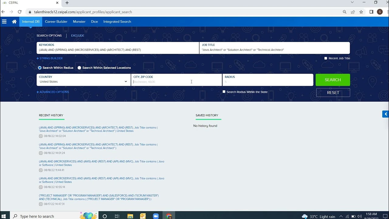 CEIPAL ATS Basic Search Tutorial | How to Search Candidates Easily
